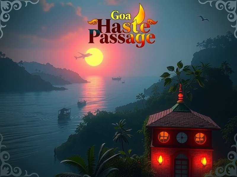 Goa Haste Passage game cover featuring Goan landscapes